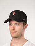 Бейсболка AMERICAN NEEDLE арт. SMU674D-HTC Hiroshima Carp Ballpark NPL (черный)